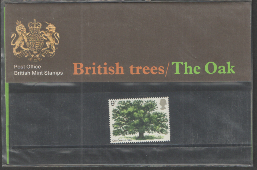 (image for) 1973 British Trees: Oak Royal Mail Presentation Pack 49 - Click Image to Close